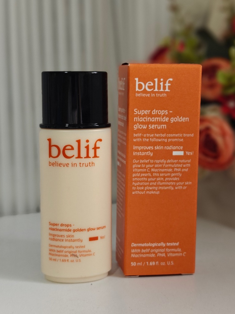 New Belif Super Drops - Niacinamide Golden Glow Serum 50 ml/ 1.69 fl. oz.